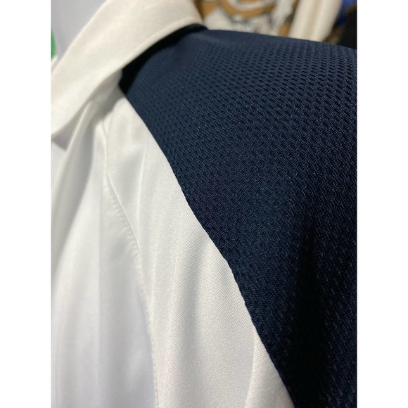 Antigua Golf polo XL Gowanda Country Club Crest White and Navy - Picture 4 of 11